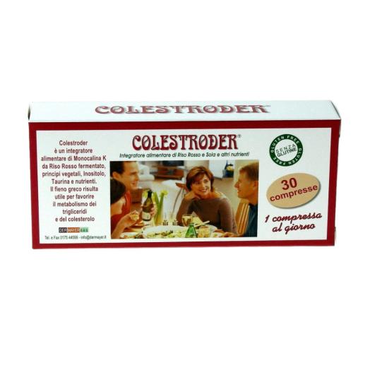 Integratore COLESTRODER senza Glutine 30 perle. Integratore COLESTRODER senza Glutine 30 perle.