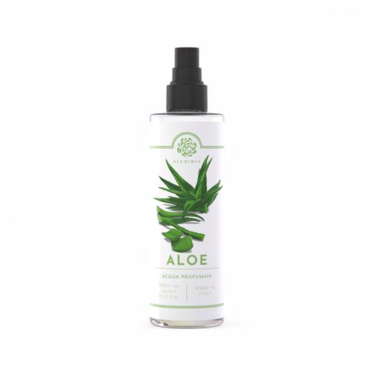 Acqua profumata Spray per il corpo all'Aloe da 300 ml. Acqua profumata Spray per il corpo all'Aloe da 300 ml.