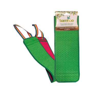 Fascia in Fibra di  Bamboo Verde Scrub Corpo Pacco da 10 pz. Fascia in Fibra di  Bamboo Verde Scrub Corpo Pacco da 10 pz.