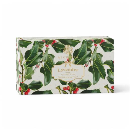 Sapone natalizio solido vegetale Xmas alla Lavanda 200 gr. Sapone natalizio solido vegetale Xmas alla Lavanda 200 gr.