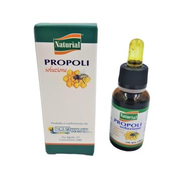 Propoli 30% Soluzione Alcoolica 75° da 20 ml. Propoli 30% Soluzione Alcoolica 75° da 20 ml.