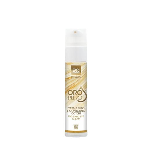 Crema Viso e Contorno Occhi all'oro colloidale 50 ml.