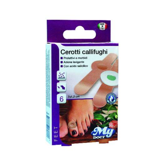 Cerotti Callifughi azione Levigante con Acido Salicidico 6 pz. Cerotti Callifughi azione Levigante con Acido Salicidico 6 pz.