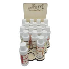 Offerta Espo in legno cm.22x20x25  da 16 postazioni con 150 crema mani ml. 100-100+50 omaggio