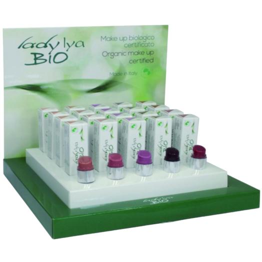 Espositore Rossetti Bio con 5 tester + 6x5 colori tot.30 pz