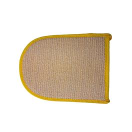 Manopola ad inserimento mano di Sisal e spugna  alto 21cm e largo 16 cm