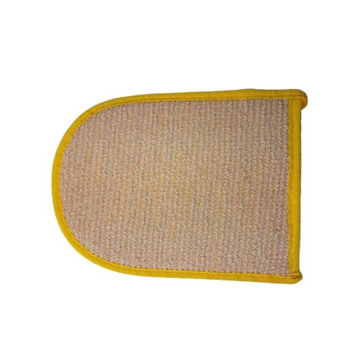Manopola ad inserimento mano di Sisal e spugna  alto 21cm e largo 16 cm