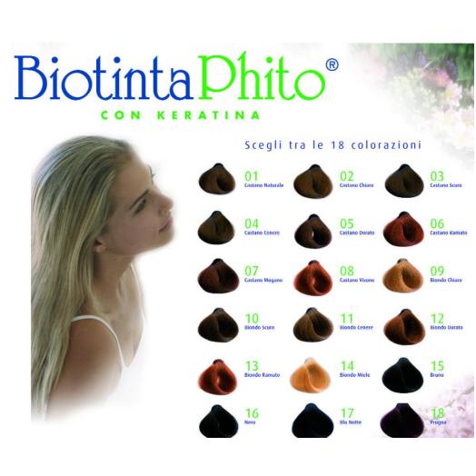Cartella Colori Biotinta con Ciocche Vere Cartella Colori Biotinta con Ciocche Vere