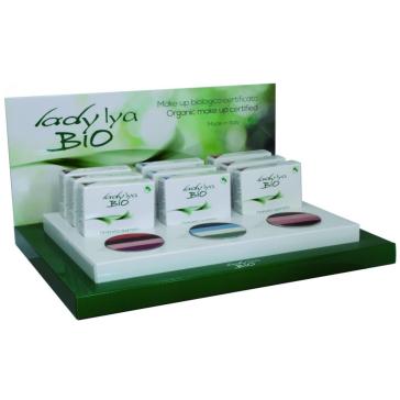 Espositore Ombretto Quartetto con 3 tester + 6x3 colori tot 18 pz Espositore Ombretto Quartetto con 3 tester + 6x3 colori tot 18 pz