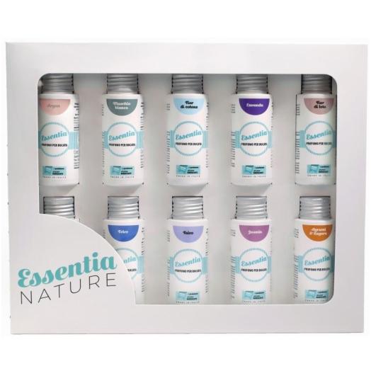 Scatola regalo con 10 profumatori per biancheria  ml. 50
