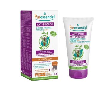 Shampo-maschera trattante pidocchi più pettine 150 ml Shampo-maschera trattante pidocchi più pettine 150 ml