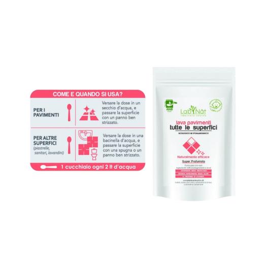 Polvere Lava Pavimenti per tutte le Superfici  500 gr.