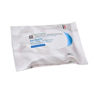 Confezione da 20 Salviette umidificate Igiene Intima Delicata