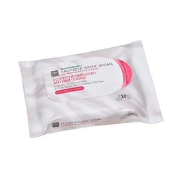 Confezione da 20 Salviette umidificate Igiene Intima Antibatterico