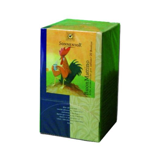 Infuso Buon Mattino Sonnentor scatola da 18 filtri bio Infuso Buon Mattino Sonnentor scatola da 18 filtri bio