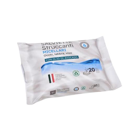 Confezione da 20 Salviette Struccanti Micellari Confezione da 20 Salviette Struccanti Micellari