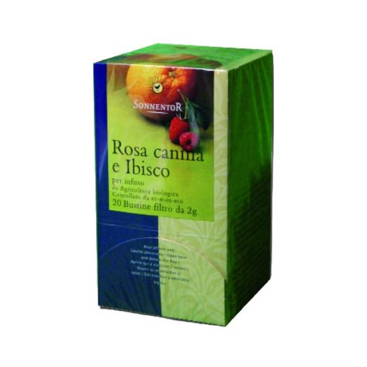 Infuso Rosa Canina Sonnentor scatola da 18 filtri bio Infuso Rosa Canina Sonnentor scatola da 18 filtri bio