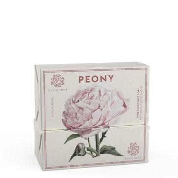 Sapone solido vegetale singolo alla Peonia 200 gr.