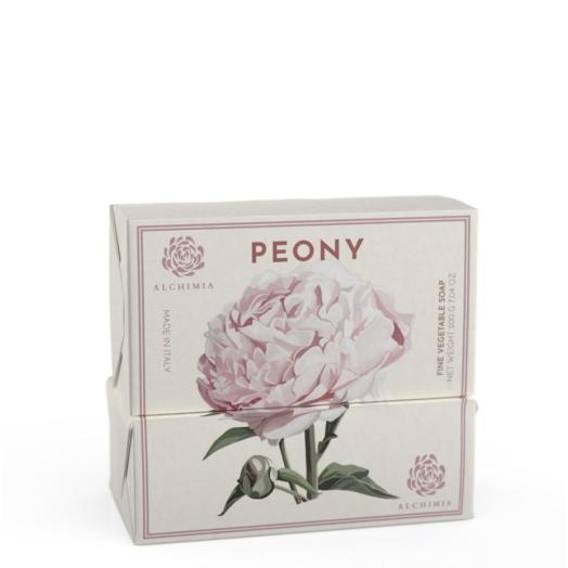 Sapone solido vegetale singolo alla Peonia 200 gr.