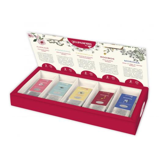 Scatola da Regalo con Infusi Bio 30 filtri assortiti Scatola da Regalo con Infusi Bio 30 filtri assortiti