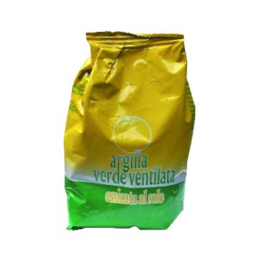 Argilla Verde Ventilata fine da 500 gr. Argilla Verde Ventilata fine da 500 gr.