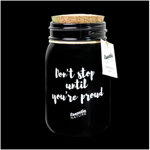 Candela in giara grande Nera 300 gr.black coconut Candela in giara grande Nera 300 gr.black coconut