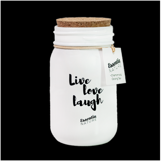 Candela in giara grande Bianca 300 gr.camom&oolong Candela in giara grande Bianca 300 gr.camom&oolong