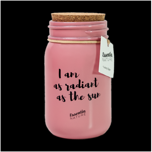 Candela in giara grande luxury Rosa 300 gr. Candela in giara grande luxury Rosa 300 gr.