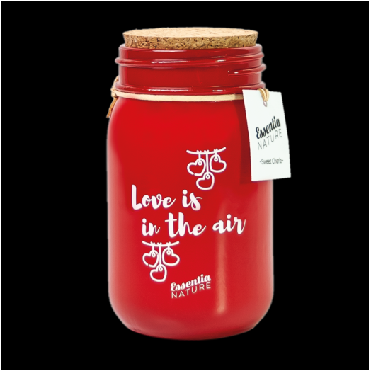 Candela CHERIE in giara grande Rossa 300 gr. Candela CHERIE in giara grande Rossa 300 gr.