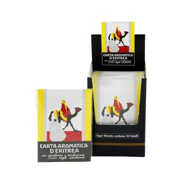 Espositore da 24 pacchettini carta Aromatica di Eritrea Classica Espositore da 24 pacchettini carta Aromatica di Eritrea Classica