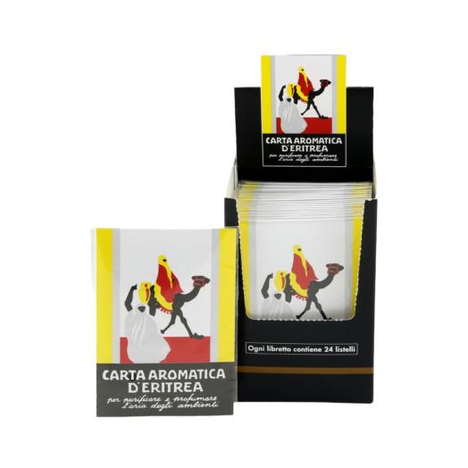 Espositore da 24 pacchettini carta Aromatica di Eritrea Classica Espositore da 24 pacchettini carta Aromatica di Eritrea Classica