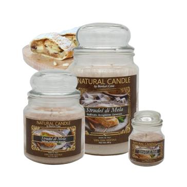 Cartone da 4 Candele Grandi Strudel di Mele da 580 gr cad.