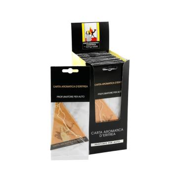 Espositore da 30 profumatori per auto Eritrea Classica Espositore da 30 profumatori per auto Eritrea Classica