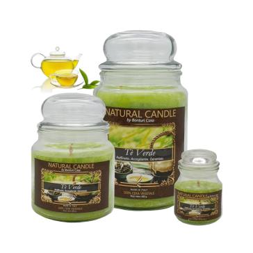 Cartone da 4 Candele Grandi The Verde da 580 gr cad.