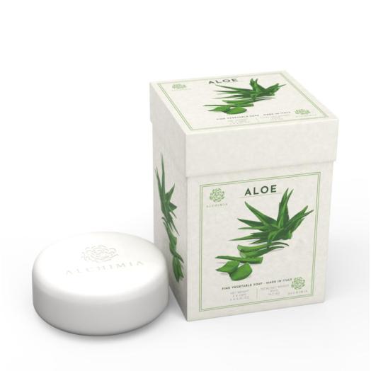 Scatola linea Fiorentini all'Aloe con 3 saponette da 150 gr. Scatola linea Fiorentini all'Aloe con 3 saponette da 150 gr.