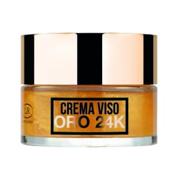Crema Viso Oro Stimola la Produzione di Collagene ed Elastina 24K 50 ml Crema Viso Oro Stimola la Produzione di Collagene ed Elastina 24K 50 ml