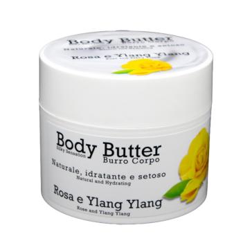 Burro corpo 200ml ROSA E YLANG YLANG Burro corpo 200ml ROSA E YLANG YLANG