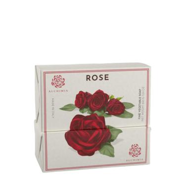 Sapone solido vegetale singolo alla Rosa 200 gr.