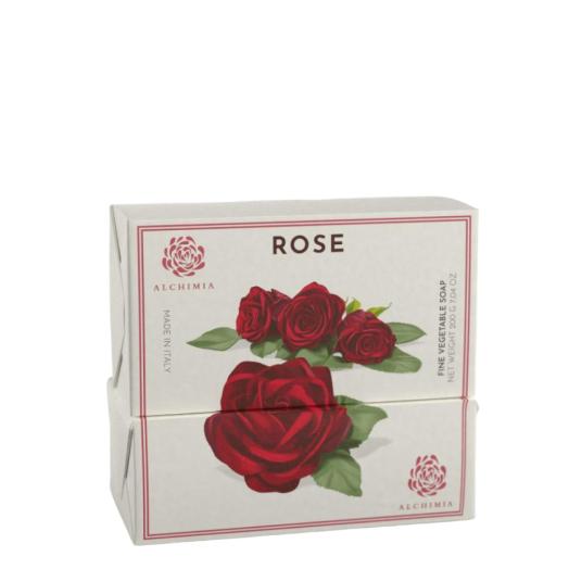 Sapone solido vegetale singolo alla Rosa 200 gr.