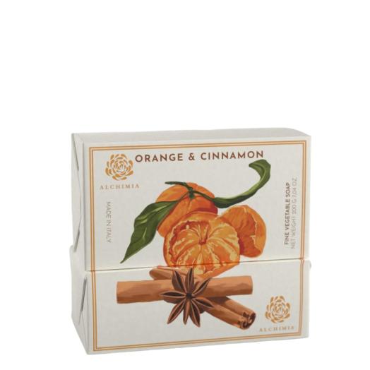 Sapone solido vegetale singolo Arancio Cannella 200 gr.