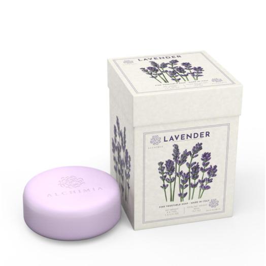 Scatola linea Fiorentini alla Lavanda con 3 saponette da 150 gr.