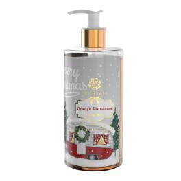 Sapone Liquido Xmas alla Cannella Arancio Roulotte di neve  da  500 ml.