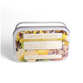 saponetta al sale e argilla 85g CAMOMILLA AMBRA E LIMONE