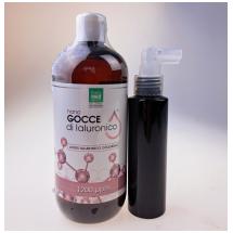Acido Jaluronico GROSSO Colloidale 1200 ppm 500 ml+dosatore spray 100 ml