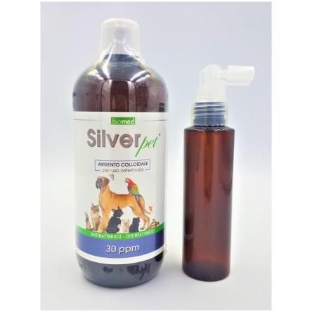 Silver Pet Argento GROSSO per Animali 30 ppm+dosatore spray 500 ml