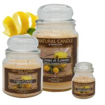 Cartone da 6 Candele Piccole Crema di Limone da 90 gr cad.