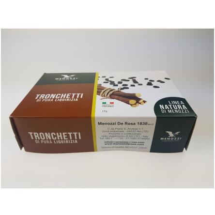 Liquirizia De Rosa Spezzatina tronchetti, scatola da kg 1