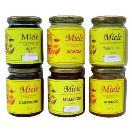 Miele Italiano di Millefiori in vaso da 500 ml