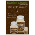 Cartone da 4 Candele Grandi Cuoio e Menta da 580 gr cad.