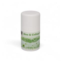 Crema viso  aloe e collagene airless 50 ml.